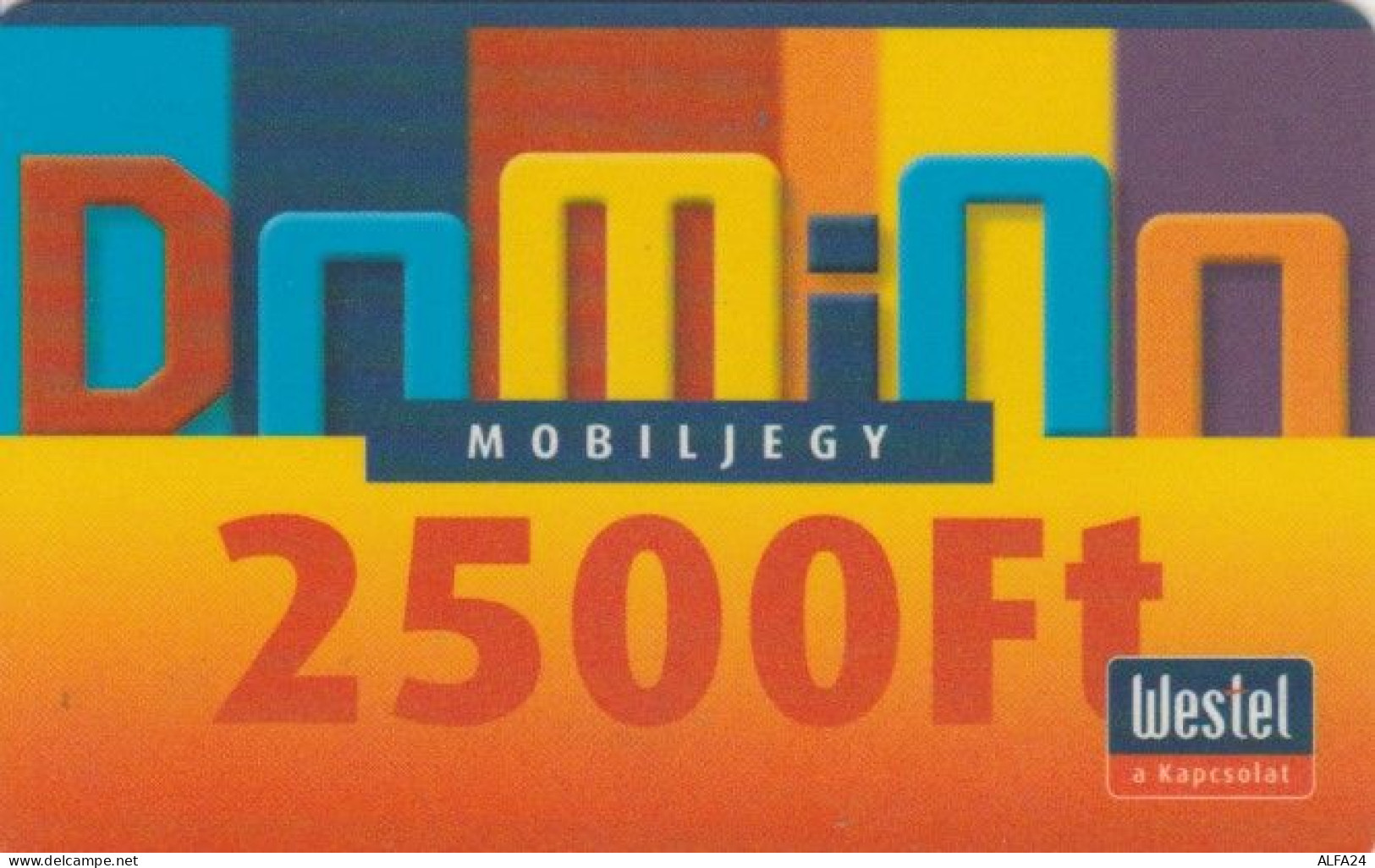 PREPAID PHONE CARD UNGHERIA WESTEL (PY623 - Hungary