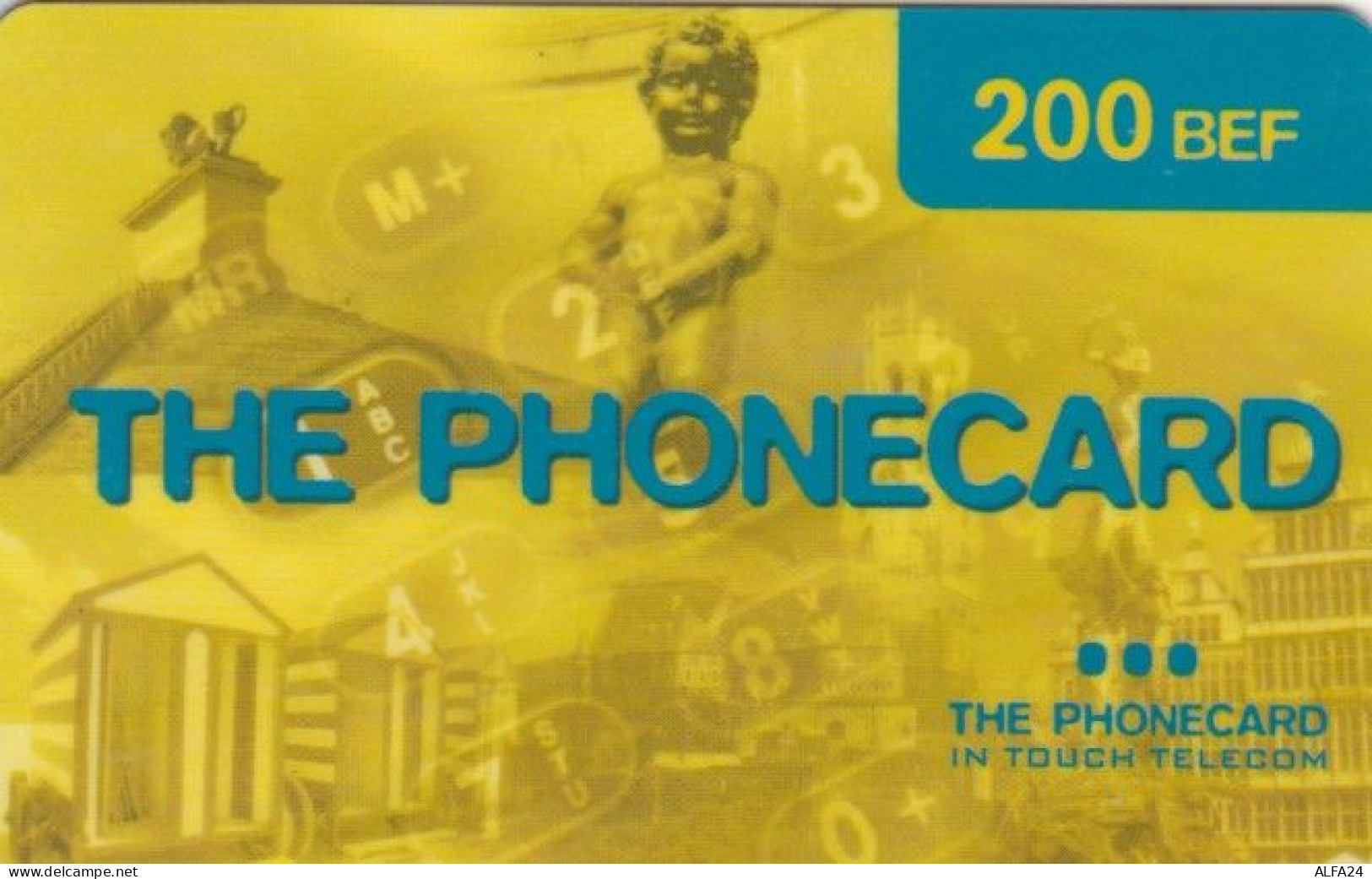 PREPAID PHONE CARD BELGIO (PY523 - GSM-Kaarten, Herlaadbaar & Voorafbetaald