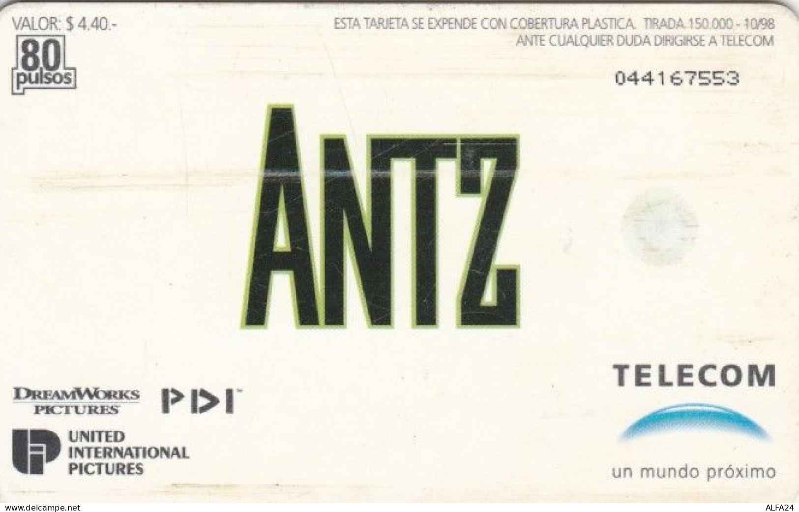 PHONE CARD ARGENTINA Not Perfect (PY1041 - Argentinien
