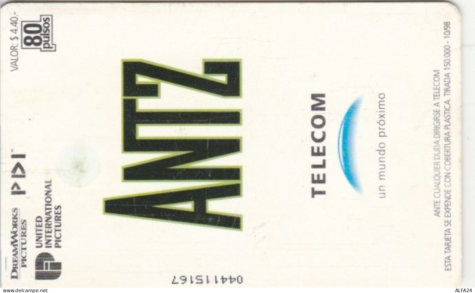 PHONE CARD ARGENTINA Not Perfect (PY1033 - Argentina