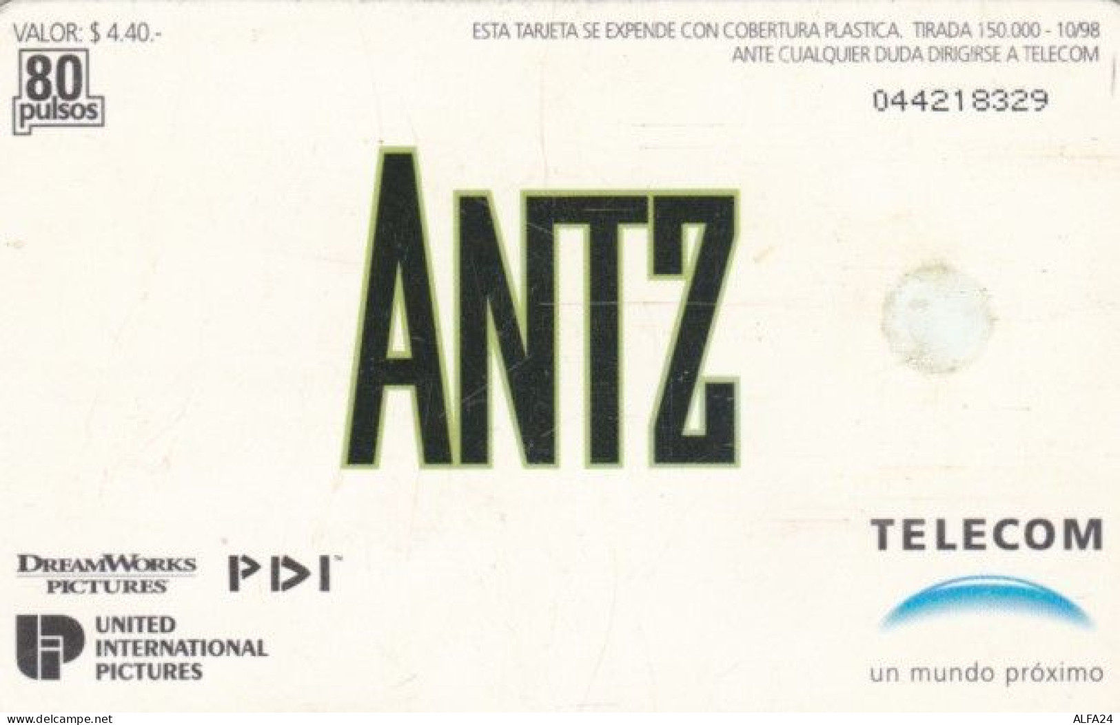 PHONE CARD ARGENTINA Not Perfect (PY1036 - Argentinien