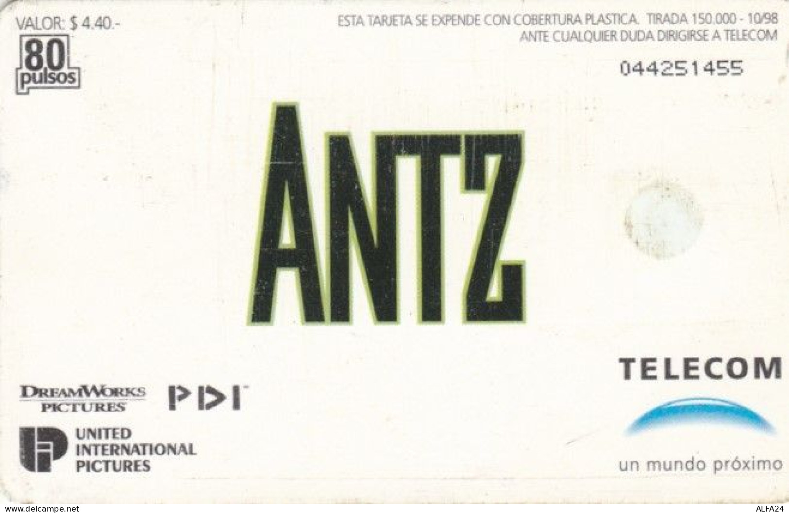 PHONE CARD ARGENTINA Not Perfect (PY1040 - Argentina