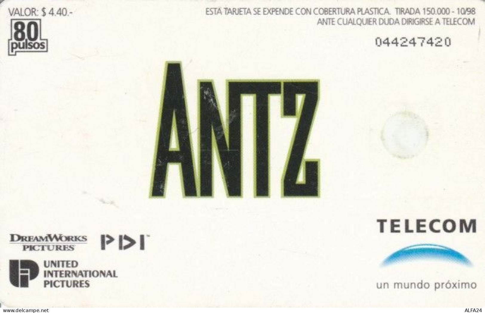 PHONE CARD ARGENTINA Not Perfect (PY1037 - Argentinien