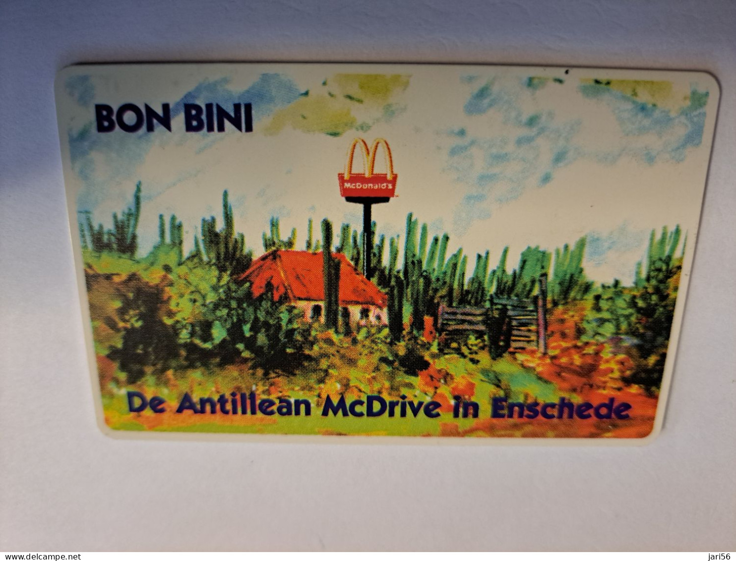 NETHERLANDS / FL 5,00 - CHIP CARD / CRE 505 / MC DONALD/ BON BINI ENSCHEDE  ONLY 1265X    / PRIVATE  MINT  ** 15930** - [3] Tarjetas Móvil, Prepagadas Y Recargos