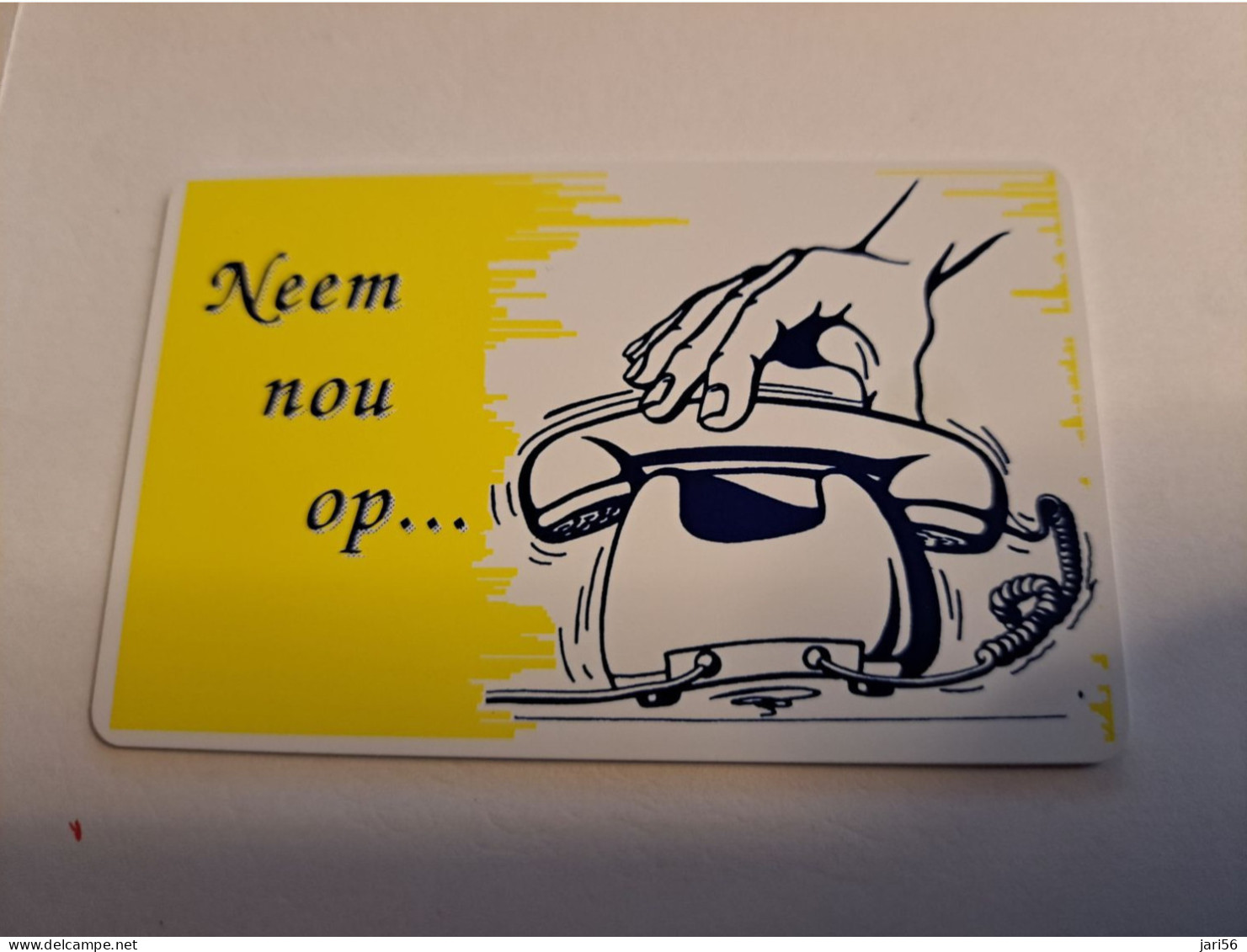 NETHERLANDS / FL 7,50- CHIP CARD / CRE 090 / NEEM NOU OP / ONLY 1500X    / PRIVATE  MINT  ** 15932** - [3] Handy-, Prepaid- U. Aufladkarten