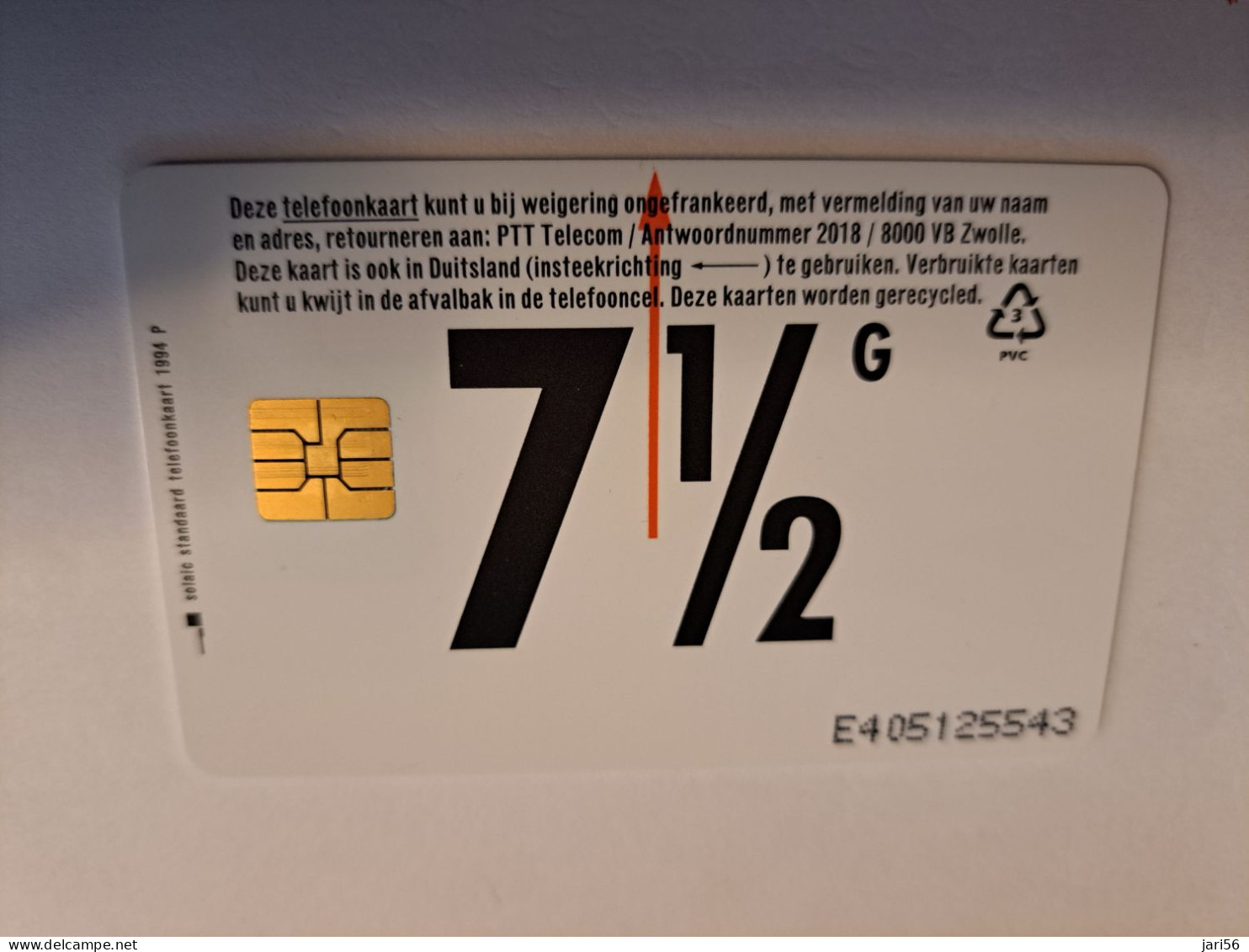 NETHERLANDS / FL 7,50- CHIP CARD / CRE 090 / NEEM NOU OP / ONLY 1500X    / PRIVATE  MINT  ** 15932** - Cartes GSM, Prépayées Et Recharges