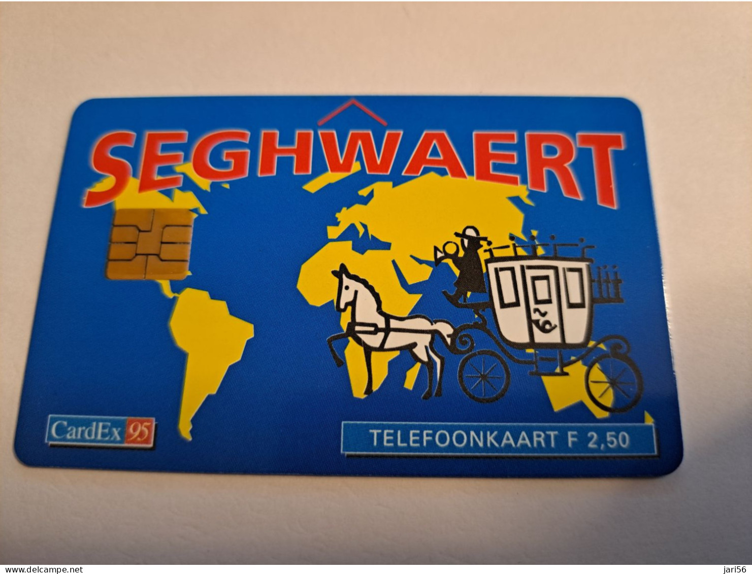 NETHERLANDS / FL 2,50- CHIP CARD / CRD 140 / SEGHWAERT  CARDEX 95/ POSTCOUCH / ONLY 650X    / PRIVATE  MINT  ** 15933** - GSM-Kaarten, Bijvulling & Vooraf Betaalde