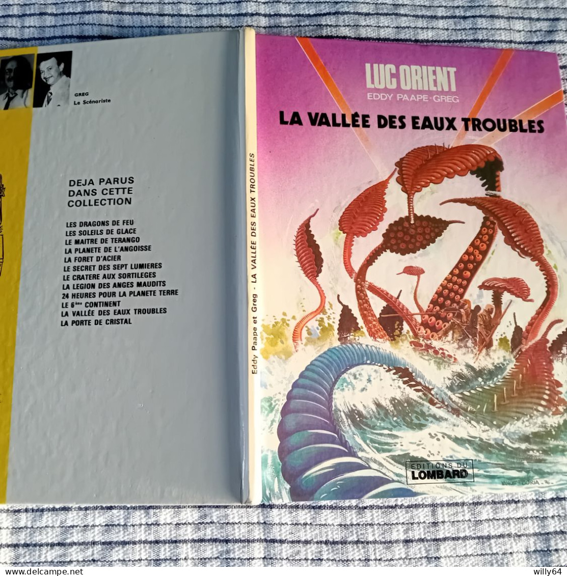 LUC ORIENT   " La Vallée Des Eaux Troubles "    1977   LE LOMBARD TBE - Luc Orient