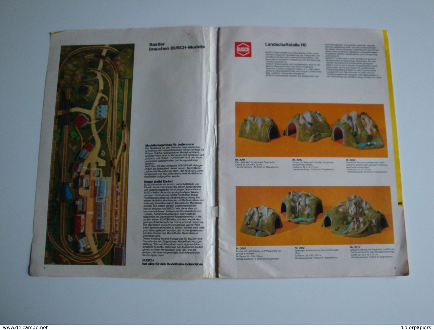 Modélisme Ferroviaire Catalogue BUSCH 1975 Accessoires,jouets, - Duitsland