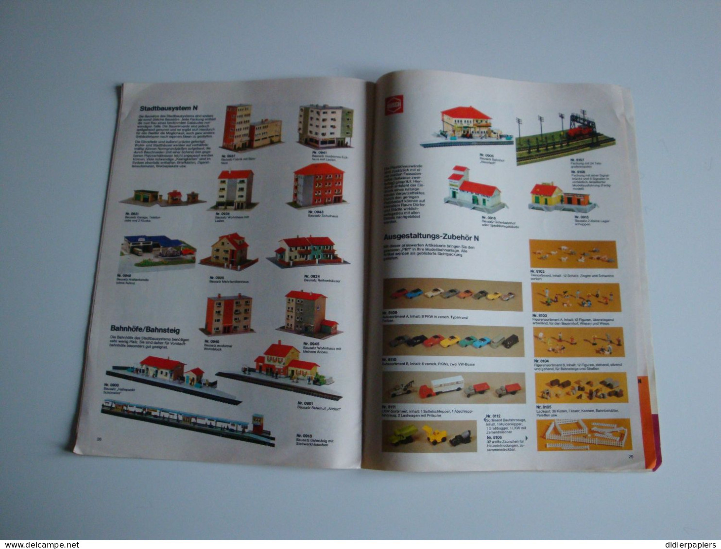 Modélisme Ferroviaire Catalogue BUSCH 1975 Accessoires,jouets, - Allemagne