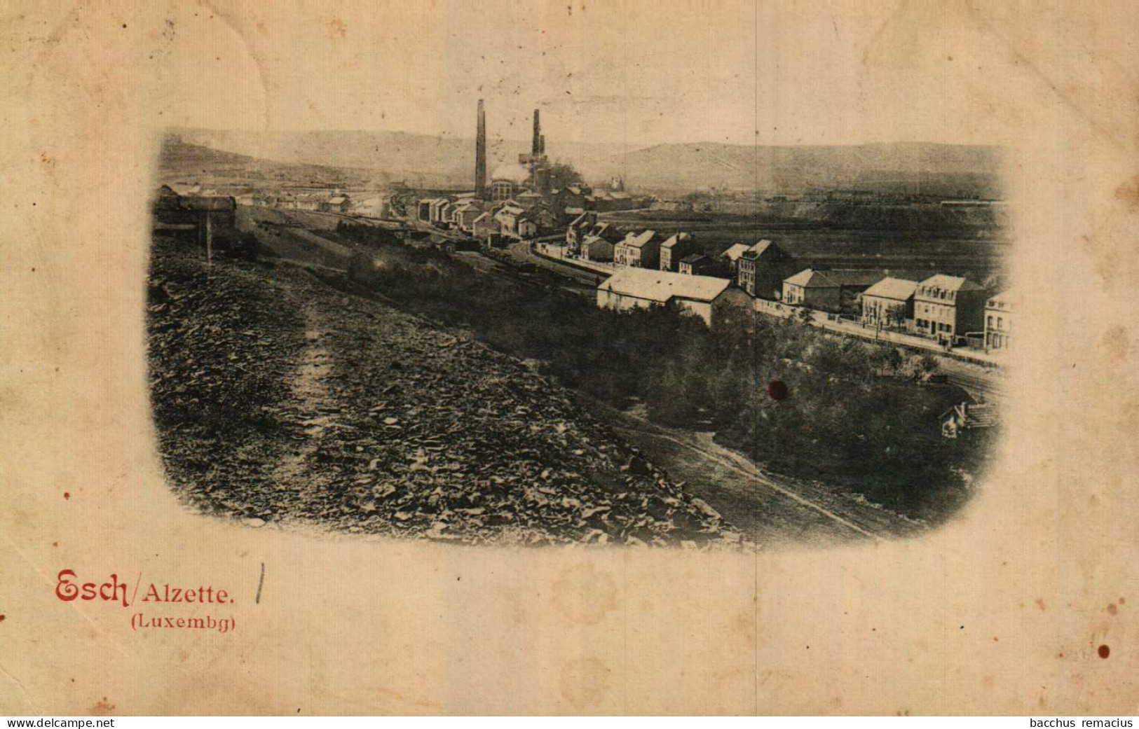 ESCH-SUR-ALZETTE   Au Fond Hauts Fourneaux 1900 - Esch-Alzette