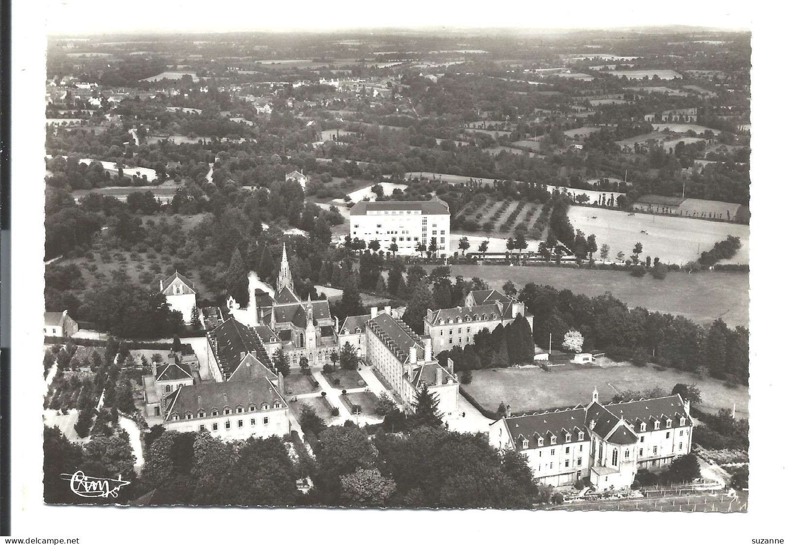 Vue Aérienne LOCMINÉ - 82-56 A - Maison Mère Des Filles De Jésus Et Le Juvenat - Combier éd. - Locmine