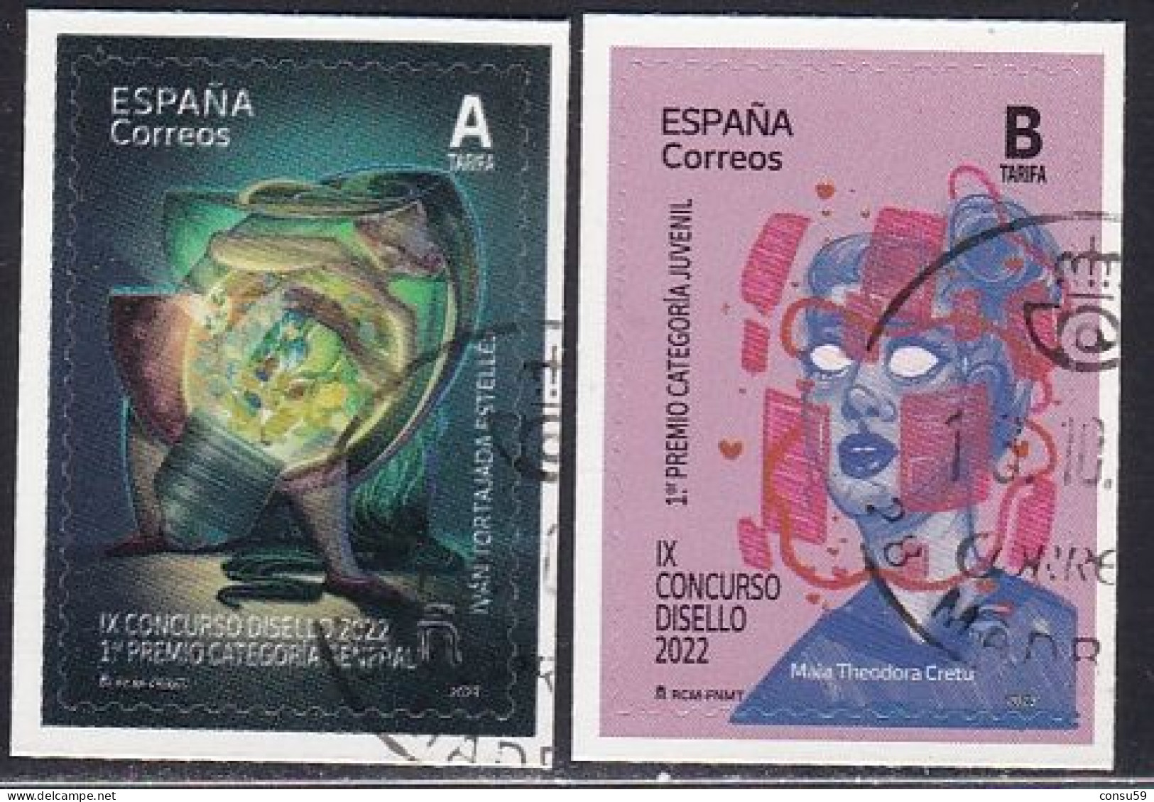 2023-ED. 5632 Y 5633 - Disello. Categoría General Y Juvenil- USADO - Used Stamps