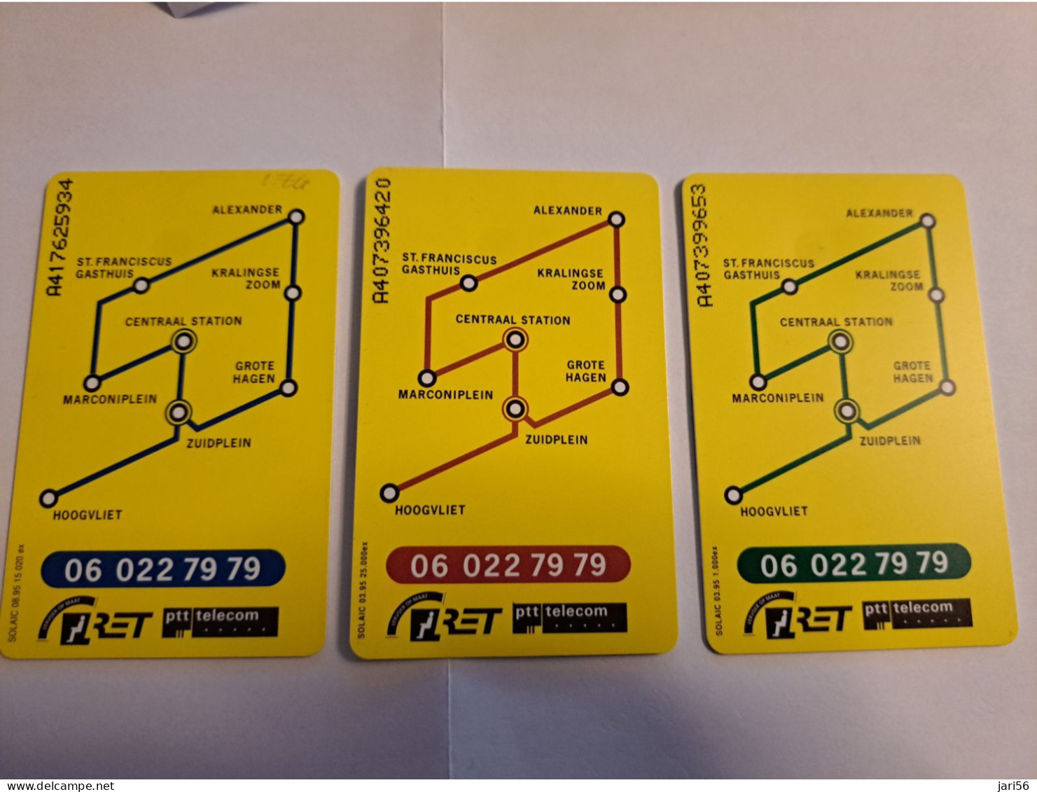 NETHERLANDS / FL 10,00-/ FL 25,00 FL 50,00 / CM 002.01 T/M CM 002.03/ TEST RET SERIE / CHIP CARD / CM MINT  ** 15935** - [3] Sim Cards, Prepaid & Refills