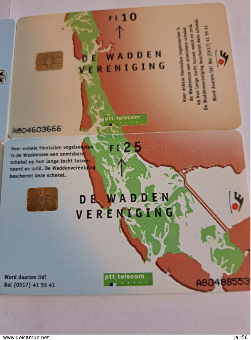 NETHERLANDS /SERIE /007/  CHIP CARD / WADDEN / KINDERDORPEN/ PUZZLES  MAP ISLES AND WORLD  /  MINT  ** 15936** - [3] Handy-, Prepaid- U. Aufladkarten