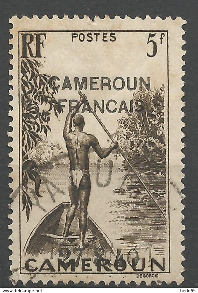 CAMEROUN N° 230 Surcharge Déplacée OBL / Used - Used Stamps