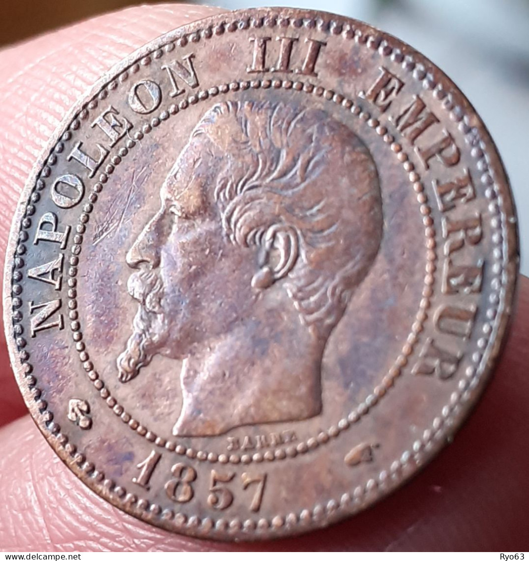 Monnaie 2 Centimes 1857 A Napoléon III - 2 Centimes