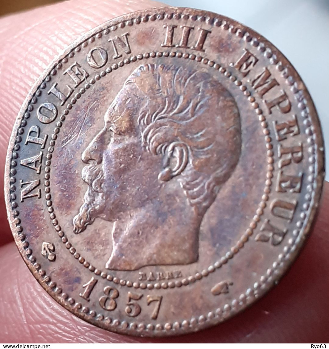 Monnaie 2 Centimes 1857 A Napoléon III - 2 Centimes