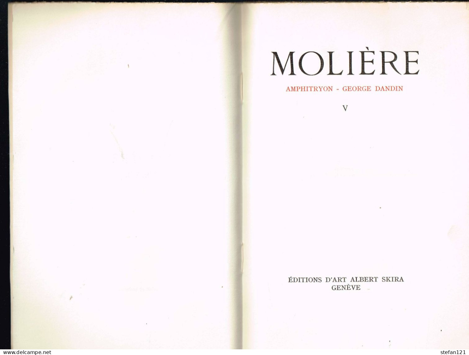 Molière - Amphitryon - George Dandin - 1944 - 236 Pages 20,2 X 13,2 Cm - Französische Autoren