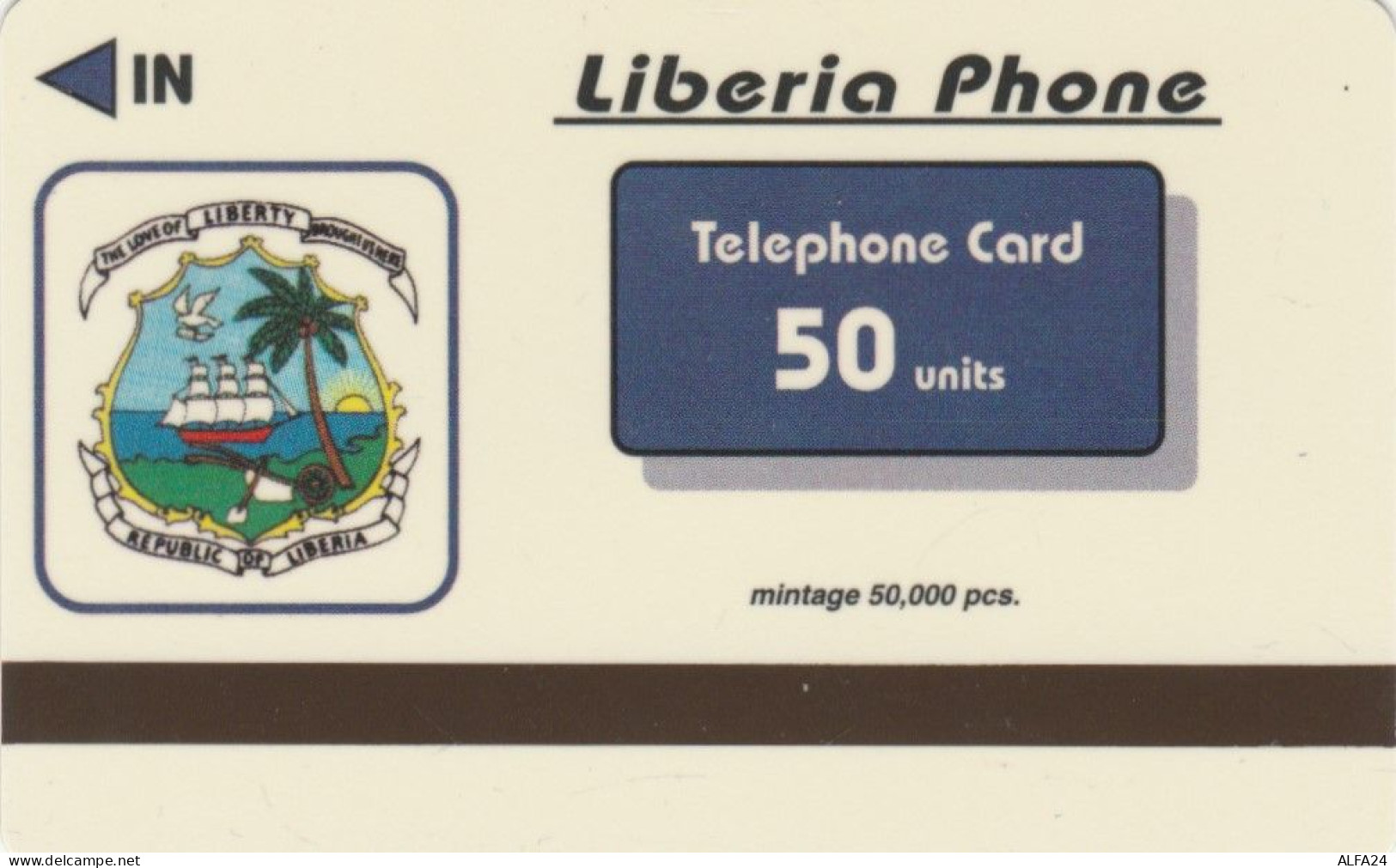 PHONE CARD LIBERIA DINOSAURI (PY3204 - Liberia