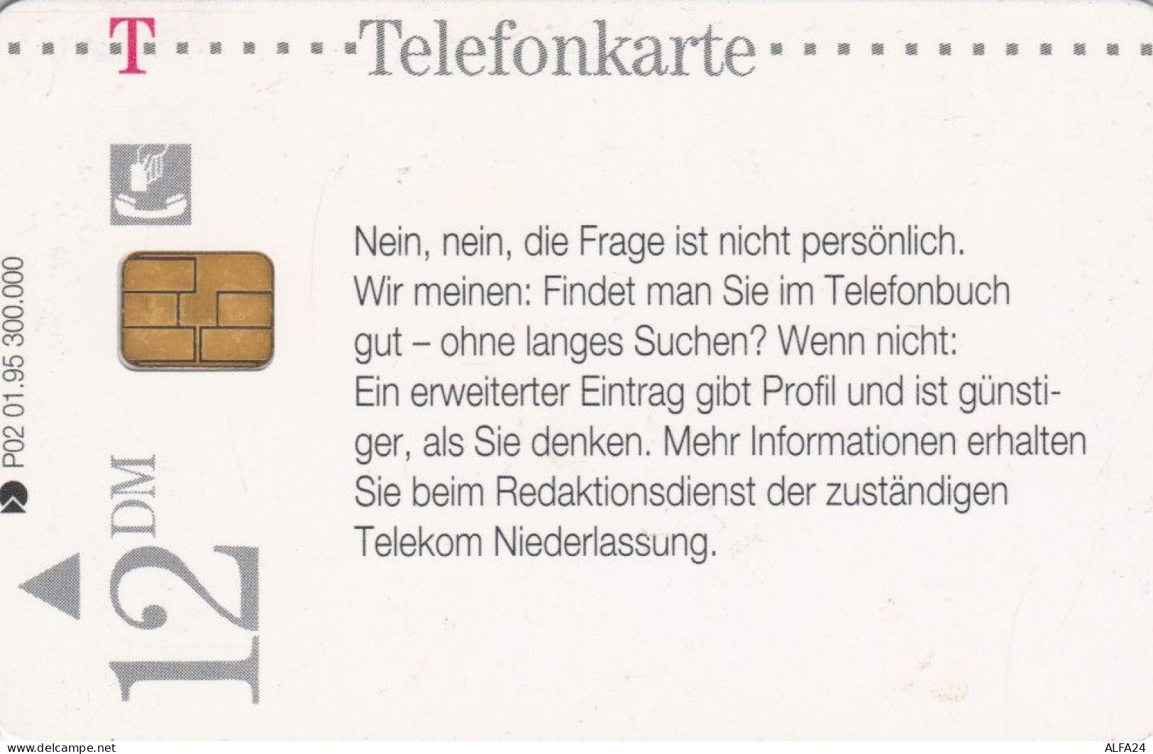 PHONE CARD GERMANIA SERIE P (PY3141 - P & PD-Series : D. Telekom Till