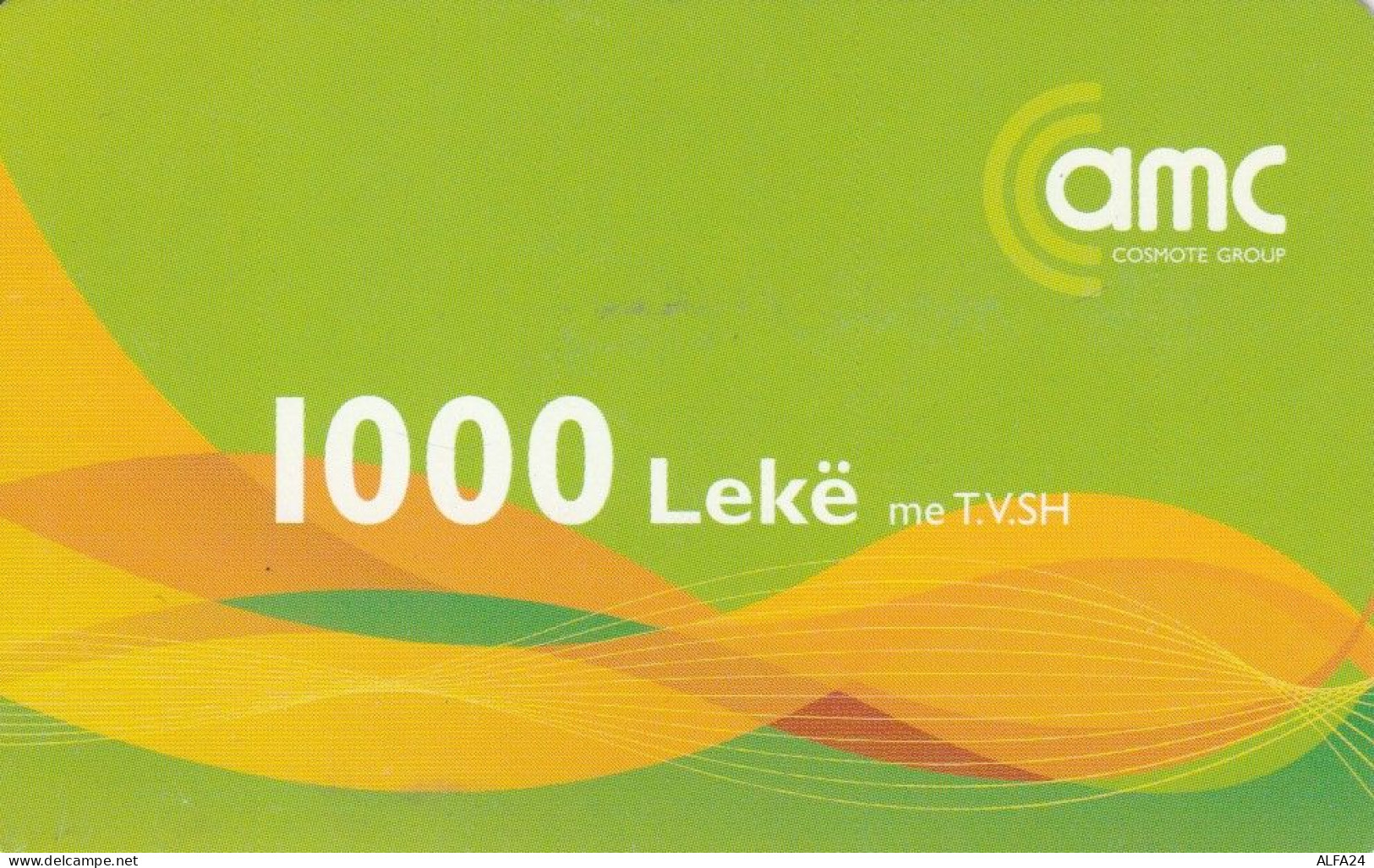 PREPAID PHONE CARD ALBANIA (PY3065 - Albanien