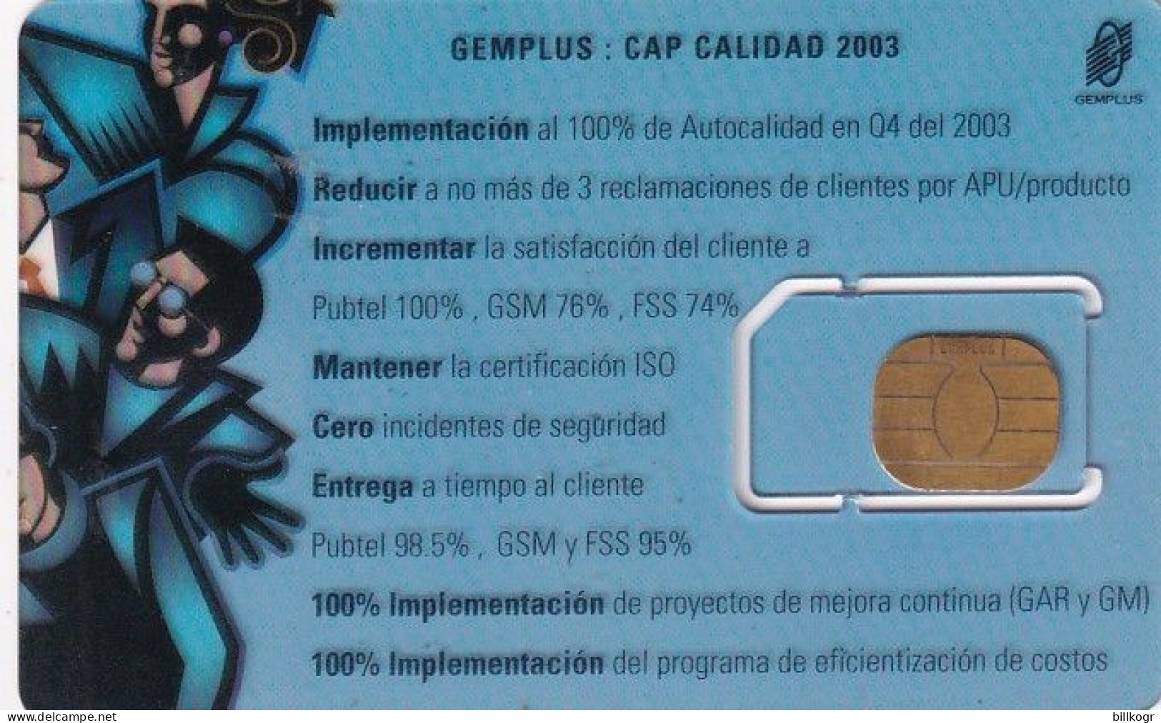 FRANCE - Gemplus GSM Transparent Demo Card, Mint - Otros & Sin Clasificación