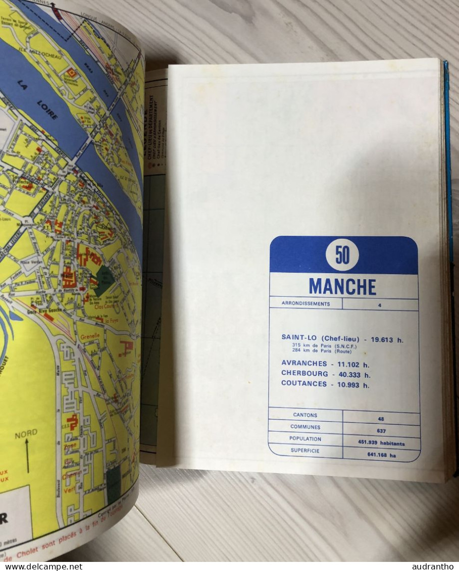 INDEX ATLAS 1971 - communes et lieux-dits de France - carte de chaque département -  éditions oberthur