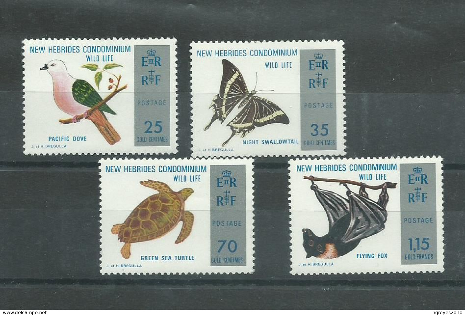 230045453  NEW HEBRIDES  YVERT  Nº382/385  **/MNH - Ongebruikt