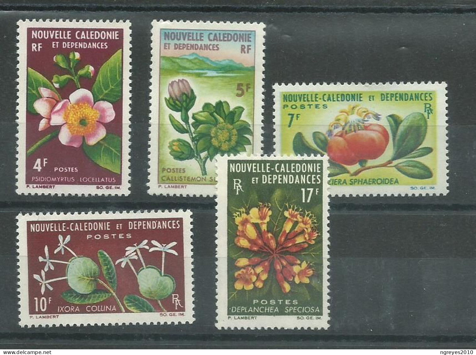 230045456  NUEVA CALEDONIA  YVERT  Nº317/321  **/MNH - Neufs