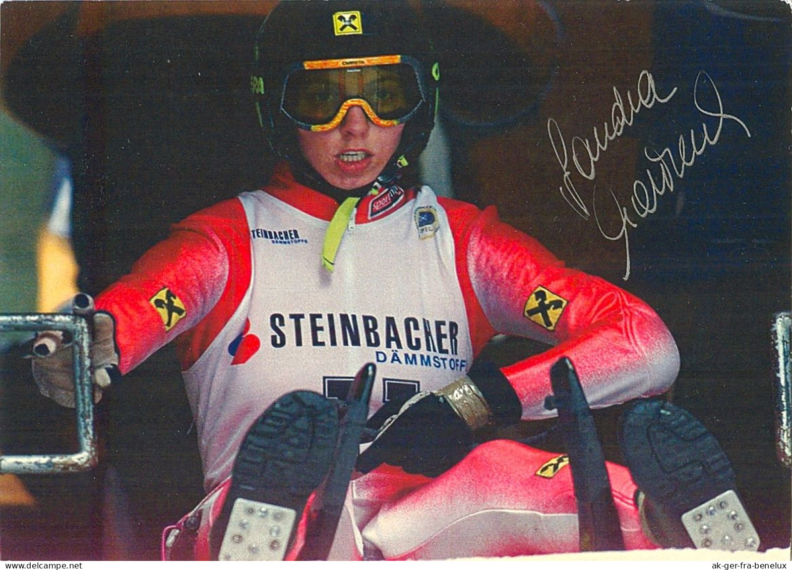 Autogramm AK Rodeln Naturbahn-Rennrodlerin Sandra Mariner Innsbruck Tirol Inzing Österreich Austria Faire De La Luge FIL - Sports D'hiver