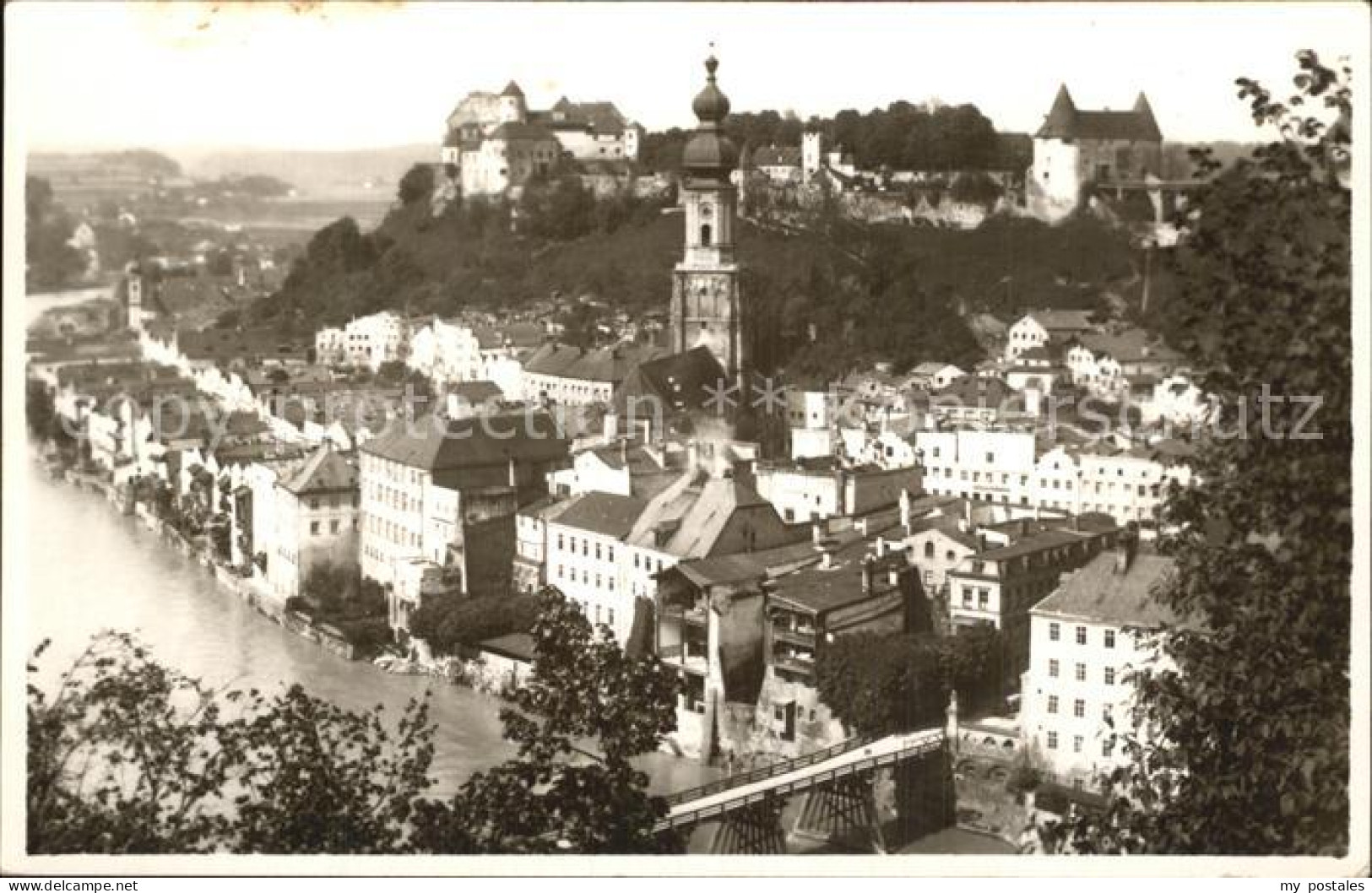 42552246 Burghausen Salzach Panorama Kirche Schloss Burghausen - Burghausen