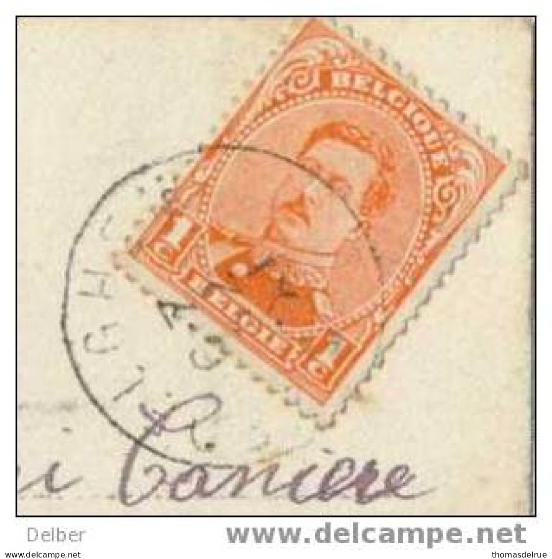 _Q666 : N°135 : ZEDELGEM  : 19__ Onvolledig Jaar : Noodstempel ( Licht Geslegen.) - Fortuna (1919)