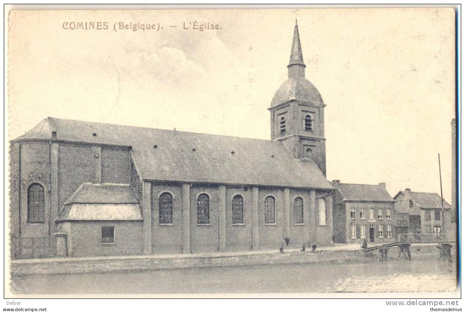 _Np491: COMINES(Belgique) - L'Eglise..Feldpost ... - Komen-Waasten