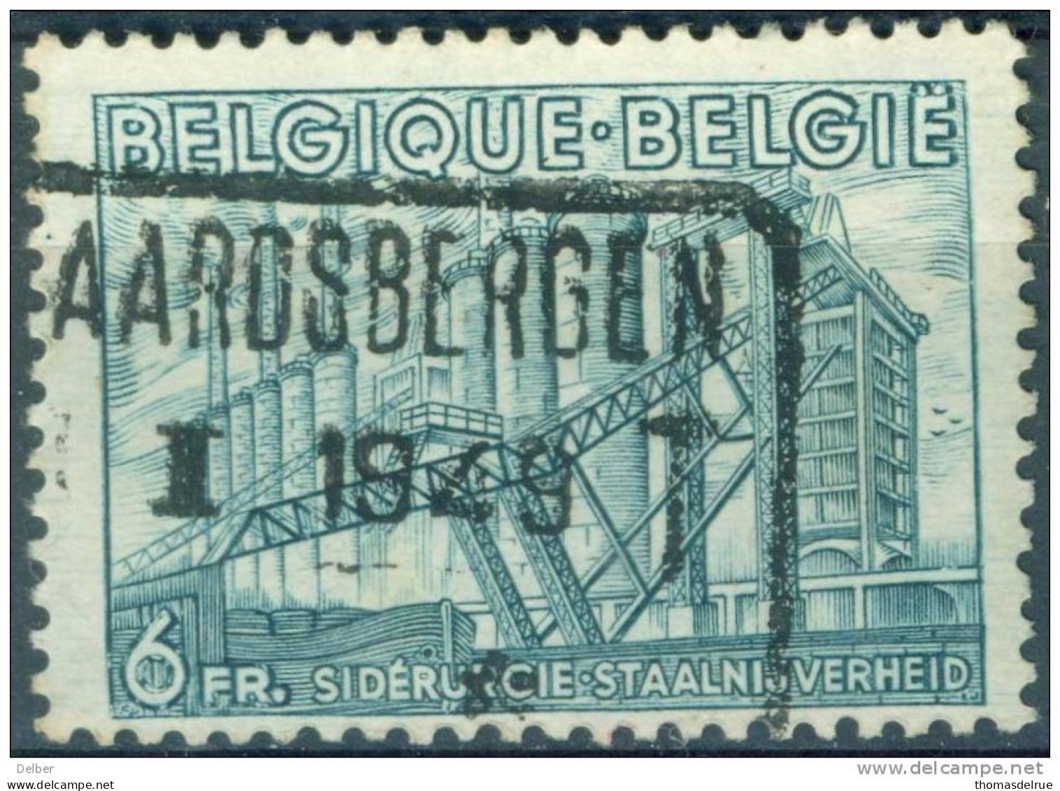 _Fy459:N° 772:  GEERAARDSBERGEN: Telegraafstempel - 1948 Esportazione