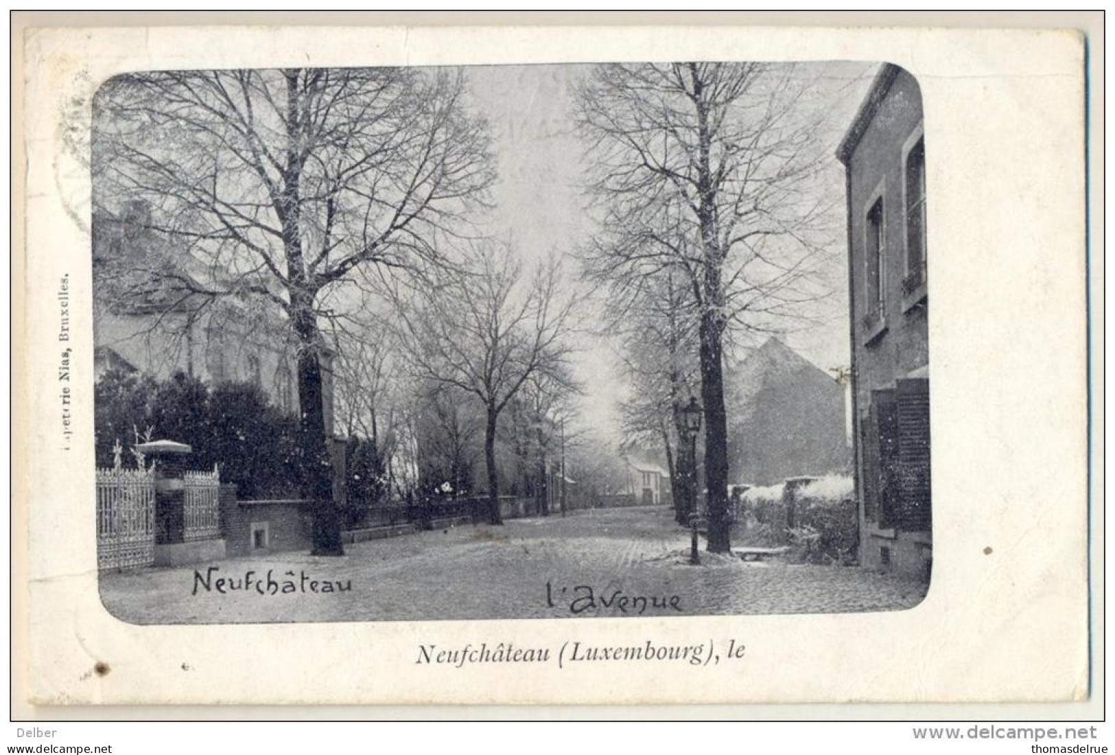 3pk344: NEUFCHÂTEAU ( Luxembourg) L'Avenue  1900> Watermael: BOITSFORT - Neufchâteau