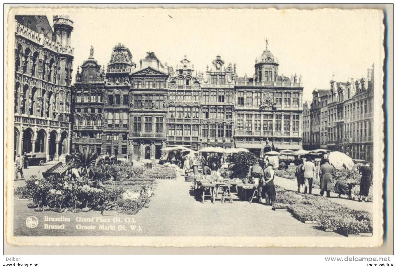 2n211: N° 769: BRUXELLES Grand 'Place (N.O) BRUSSEL Groote Markt(N.W.)verstuurd > Andwil Suisse - - 1948 Exportación