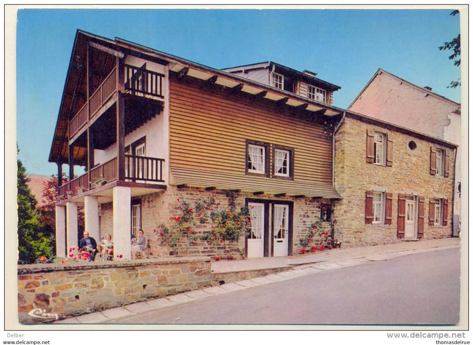 3pk479: 6910- LIBIN - Hôtel Des Roses  Mme Roland Moyer - Libin