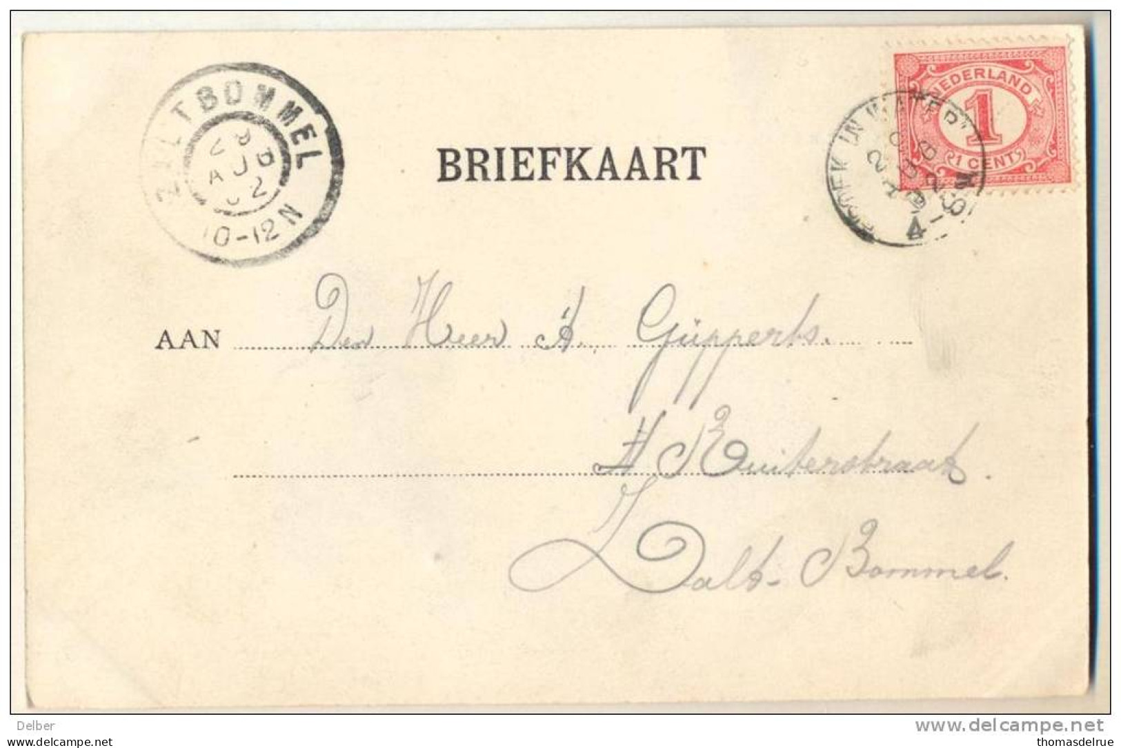 3PK-929: Kleinrond: BROEK IN WATERL.28 AUG 02 4-8N / 1ct > ZALTBOMMEL: /briefkaart: Monnikendam - Briefe U. Dokumente