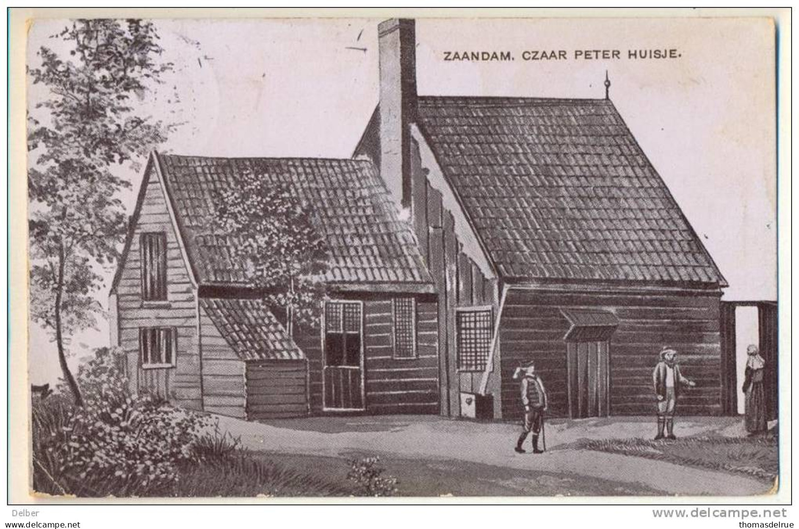 3PK-964: ZAANDAM. CZAAR PETER HUISJE: 2½ Cent: ZAANDAM 21.VIII.11 *2* > St Gilles-Bruxelles Belgique - Zaandam