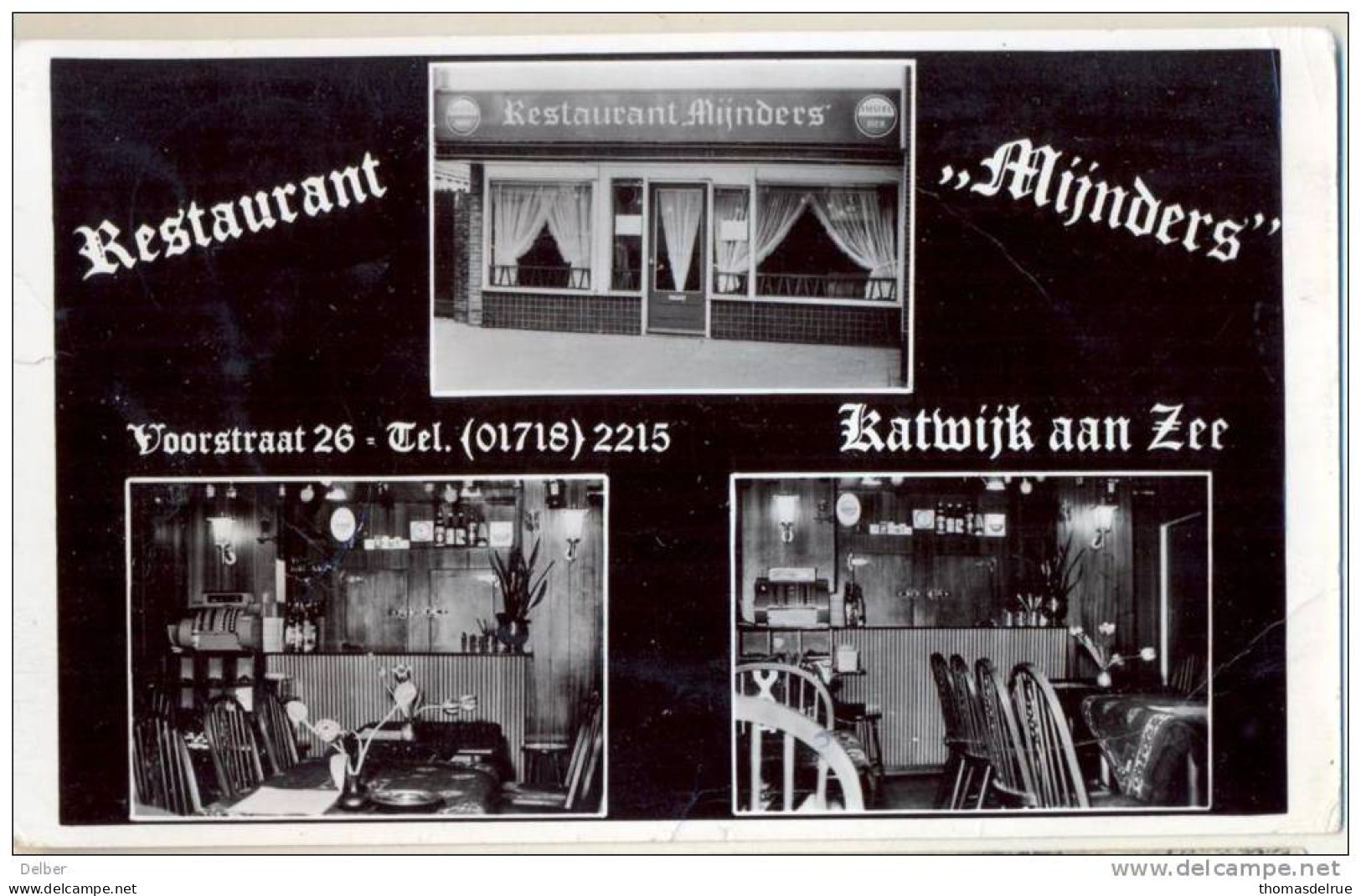 3PK-968: RESTAURANT " MIJNDERS" KATWIJK-aan-ZEE.voorstraat 26 ...verstuurd Uit Hattingen D > Hamburg ... Klein Scheurtje - Katwijk (aan Zee)