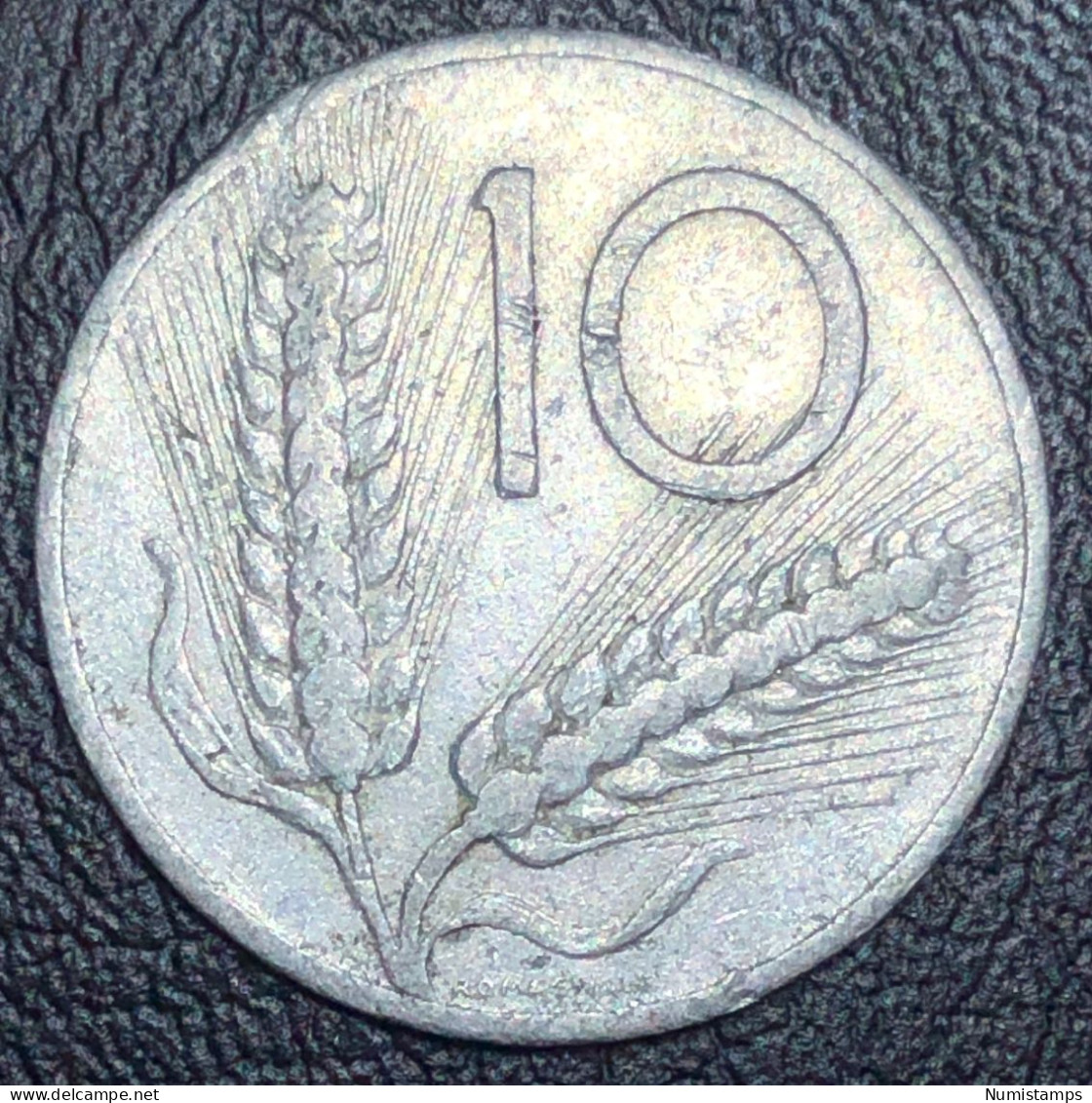 Italia 10 Lire, 1954 - 10 Liras