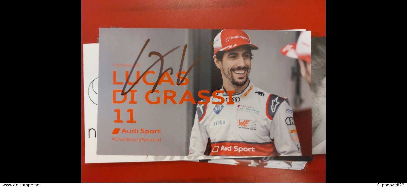 Lucas Di Grassi Autografo Autograph Signed - Car Racing - F1