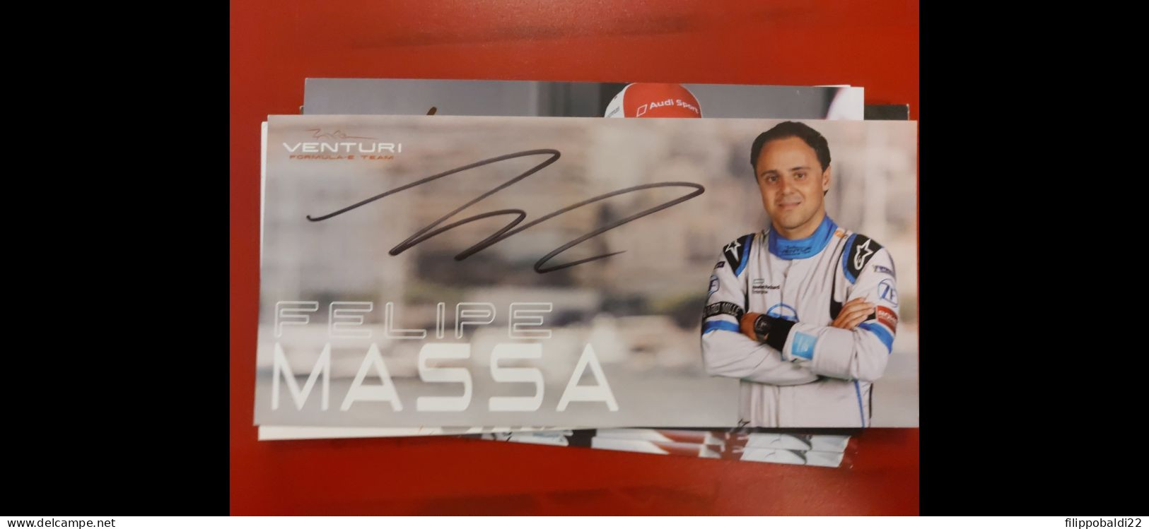 Felipe Massa Autografo Autograph Signed - Car Racing - F1