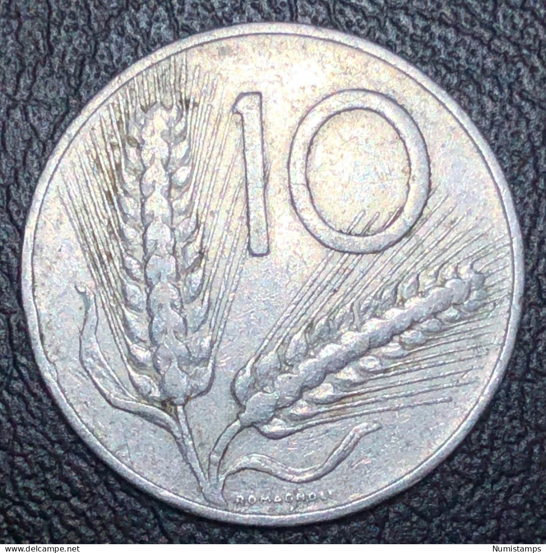 Italia 10 Lire, 1955 - 10 Lire