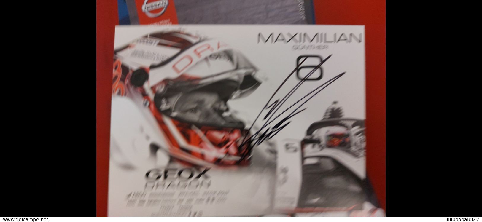 Lopez E Ghunter Autografo Autograph Signed - Car Racing - F1