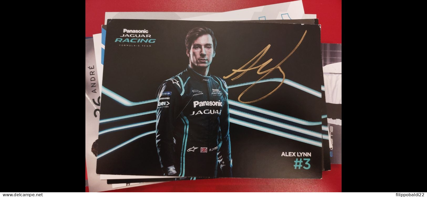 Alex Lynn Autografo Autograph Signed - Automovilismo - F1