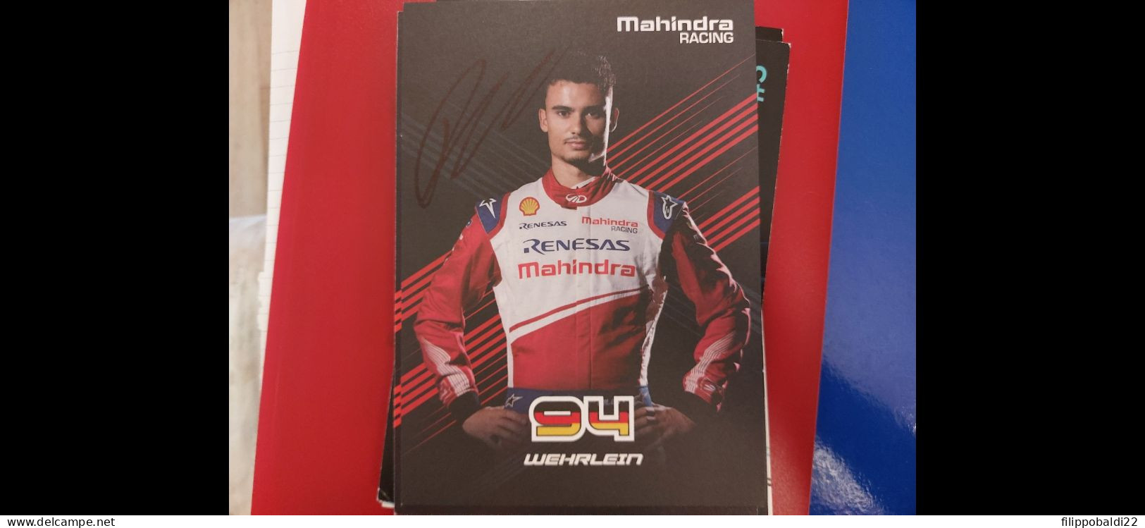 Pascal Wehrlein Autografo Autograph Signed - Autorennen - F1