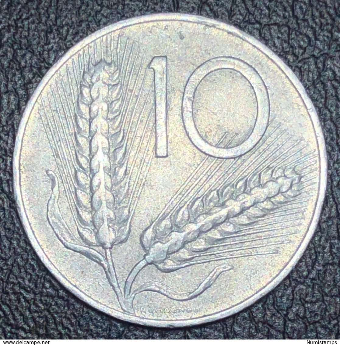 Italia 10 Lire, 1956 - 10 Lire