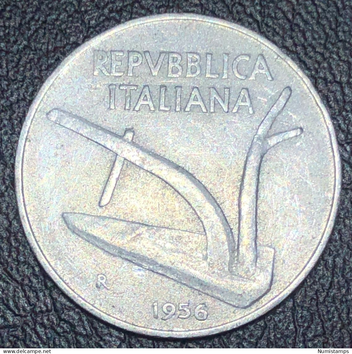 Italia 10 Lire, 1956 - 10 Lire